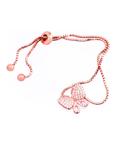 Folli Follie Bracelet Rose 12cm - Bijou Femme Élégant
