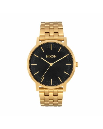 Nixon Porter Gold: Men's Elegant Watch, Minimalist Design
