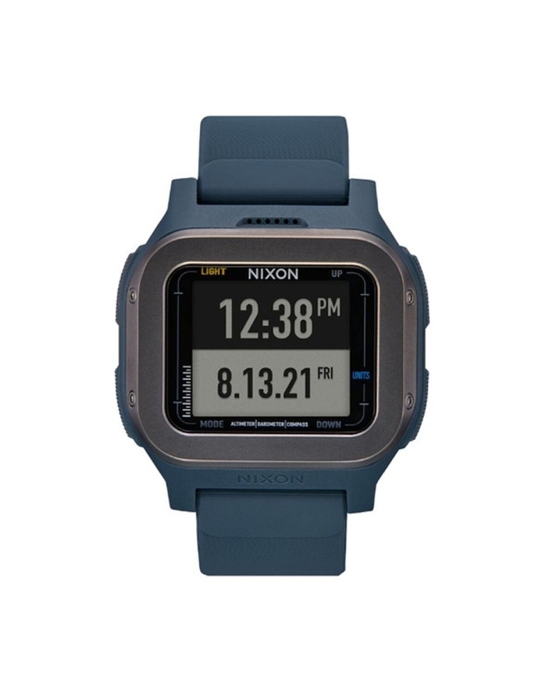 Nixon Time Teller Uomo A1324-307 Acciaio Nero - Orologio Casual