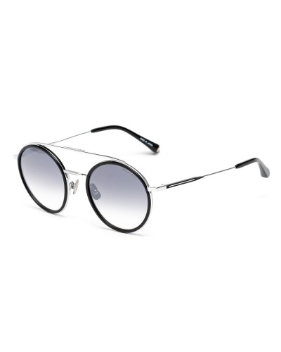 Belstaff Sidney: Sonnenbrille Damen Grau/Schwarz Ø 51mm - UV-Schutz
