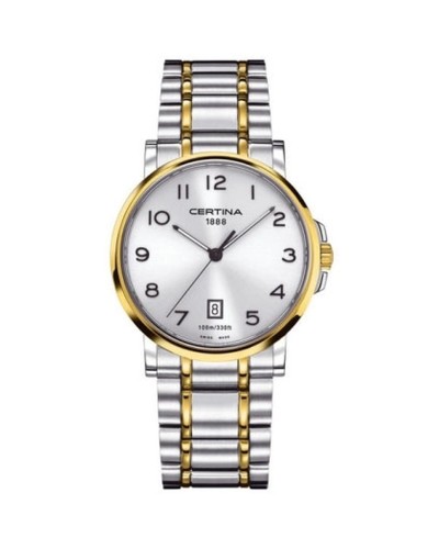 Certina Caimano Unisex Uhr 38mm - Edelstahl Silber, Elegant
