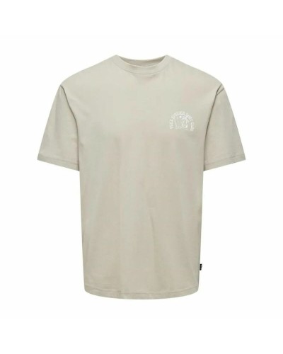 Only & Sons Maglia Uomo Onskylan Rlx Icon - Bianco Caldo - Maniche Corte
