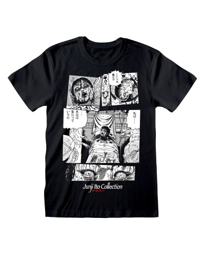 Junji Ito Cirugía - Camiseta Negra Unisex - Manga de Terror - Manga Corta
