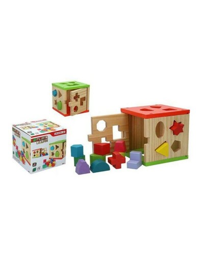 Woomax Cubes d'Activités en Bois 42139 - Jeu Éducatif Premiers Apprentissages
