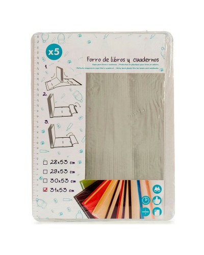 Couverture Adhésive pour Livres GRAND - Protection Universelle Transparente - Format Standard
