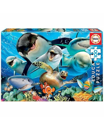 Pussel Educa Selfie Under the Sea (100 pcs)