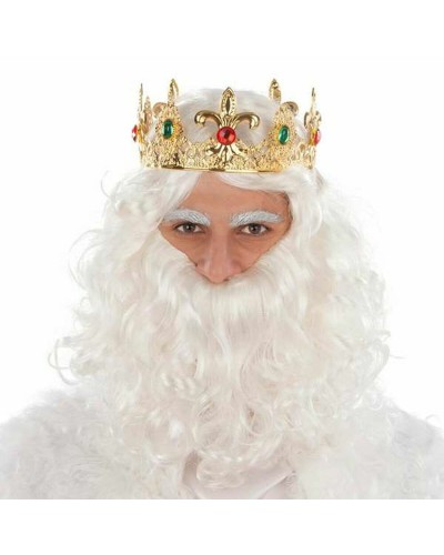 Mi Otro Yo Barba Falsa Blanca - Accesorio Disfraz Halloween Carnaval
