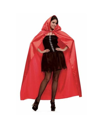 Cape My Other Me Rood Één maat S Met capuchon Vrouw