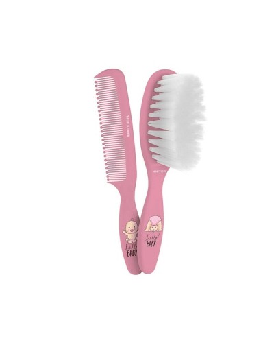 Kampaamosetti lapsille Beter Peine Bebe Rosa (2 pcs) 2 Kappaletta