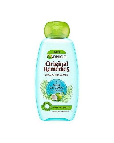 Vochtinbrengende Shampoo Original Remedies Agua Coco Y Aloe Garnier (300 ml)