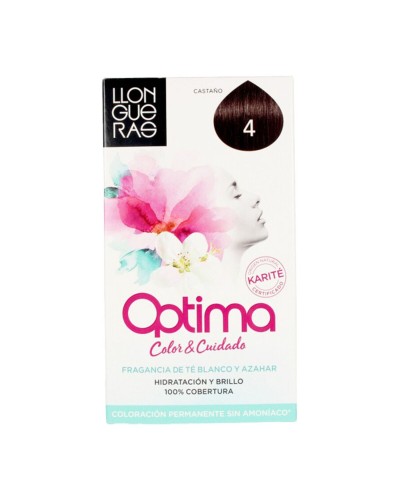 Llongueras OPTIMA 4 Castaño Chocolate: Coloración Permanente Nutritiva
