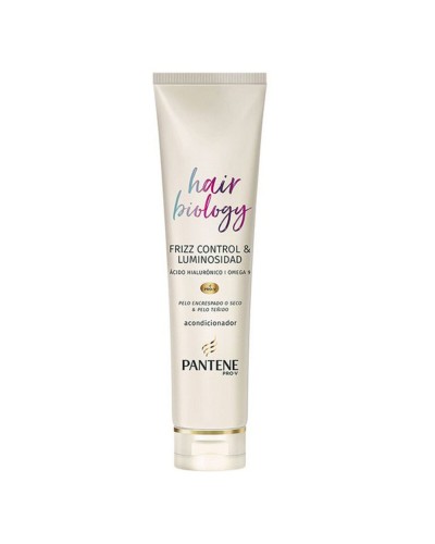Pantene Hair Biology Après-Shampoing Frizz & Luminosité 160ml - Cheveux Lisses et Lumineux

