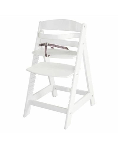 Roba High Chair Adjustable, White/Grey - Comfort and Safety
