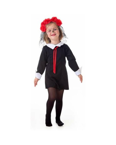 Creations Llopis Costume Catrina Enfant 1 An - Robe Halloween Mexicaine
