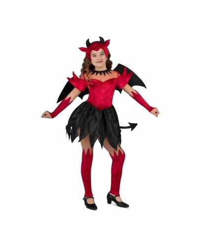 My Other Me Devil Costume for Girls 7-9 Years - Halloween Carnival
