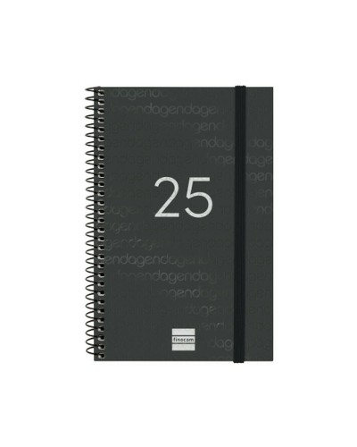 Diary Finocam YEAR Black 11,7 x 18,1 cm 2025