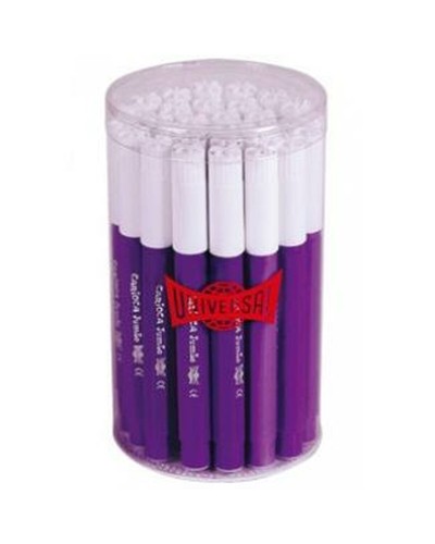 Carioca Jumbo: Lilac Markers, Broad Tip, Set of 30
