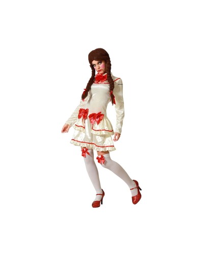 Costume Adulti Bambola - Taglia M/L - Travestimento Halloween Carnevale
