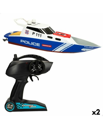 Colorbaby Bateau Radiocommandé - Set 2 Unités - Jeu de Piscine et Mer
