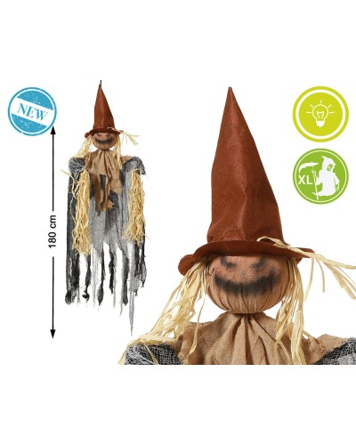 Espantapájaros Halloween Decorativo 180cm - ¡Horror y Diversión!
