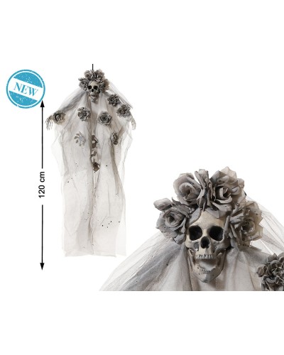 Halloween Skeleton 120cm - Realistic Decoration for Theme Parties
