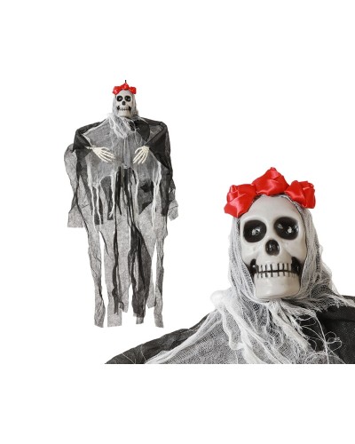 Halloween Dekoration Realistisches Skelett 80x70cm - Horror Garantiert!
