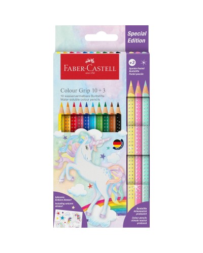 Värikynät Faber-Castell Colour Grip Monivärinen 13 Kappaletta