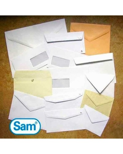 Sobres Blancos 162x229 mm - Sam - Ideales para Envíos y Documentos
