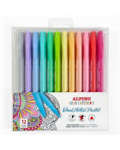 Alpino Filzstifte Multicolor - Sortiertes Set zum Zeichnen und Ausmalen
