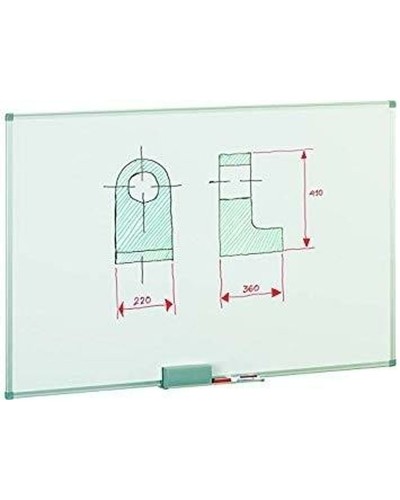 Pizarra Magnética Faibo Blanca - Borrable en Seco - Ideal Oficina/Hogar
