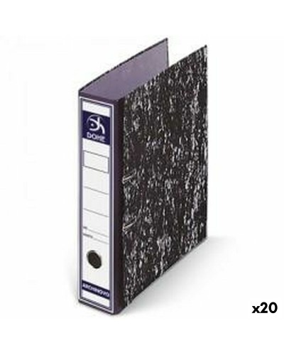 DOHE ARCHINOVO - Clasificador de Palanca Negro A4 - 20 Unidades - Archivo Oficina
