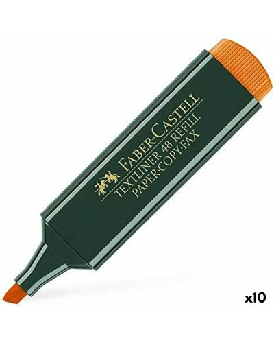 Faber-Castell TEXTLINER 48 Orange - Leuchtmarker (10 Stück)
