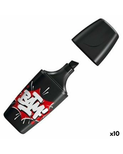 Stabilo BOSS MINI Nero - Evidenziatori Tascabili - Set 10 Pezzi
