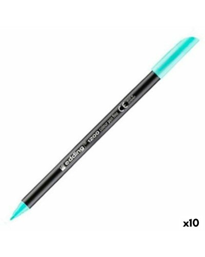 Edding 1200 Feutres de Coloriage Menthe - Set de 10 Pièces - Écriture Créative
