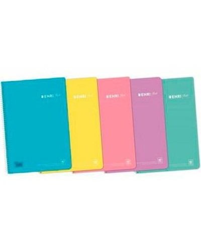 Cahier ENRI Torta A4 80 Pages - Lot de 5 Cahiers École/Bureau
