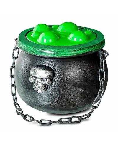 My Other Me Decorazione Halloween: Caldaia Effetto Fumo - 20x17x36cm
