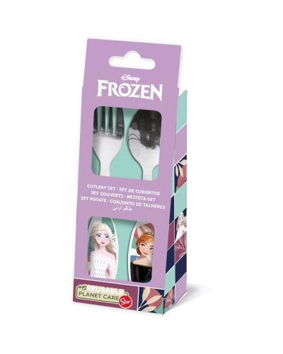 Posate Frozen Acciaio Inox per Bambini - Set 2 Pezzi CZ11341
