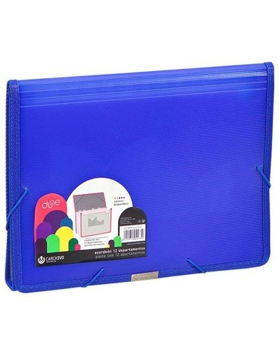Archivador Dune: Clasificador de Documentos A4 Azul 24,5x33,5x4 cm
