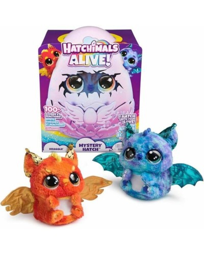 Spin Master Hatchimals Alive Draggle: Secret Playset with Hatching!

