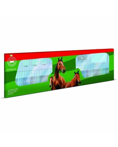 Multiprint Los Caballos: Set de Sellos de Madera para Niños - ¡Crea y Juega!
