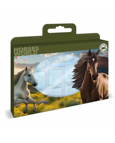 Frimärken Multiprint HORSES