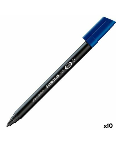 Staedtler Noris Club Pennarelli Neri - Confezione da 10 - Tratto Fine
