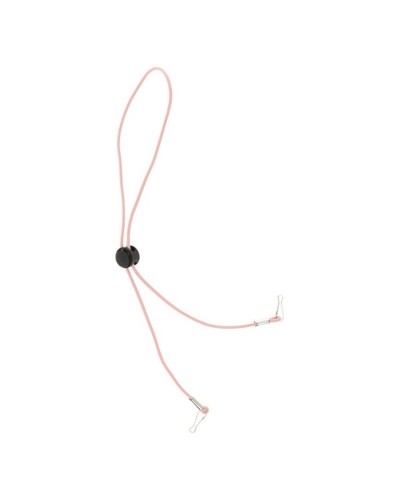 Marché Inca Cordon Masque Rose - Réglable et Tendance
