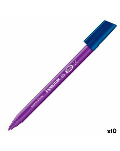 Staedtler Noris Club : Feutres Lilas - Lot de 10, Idéaux pour l'École et les Loisirs Créatifs
