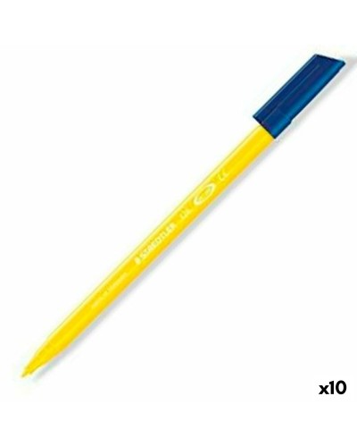 Staedtler Noris Club: Gelbe Filzstifte - 10er Pack, ideal für Schule und Büro
