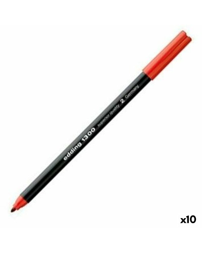Markeerstiften Edding 1300 Rood (10 Stuks)