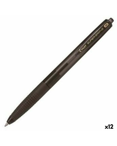 Pilot Supergrip G Nera: Penna a Sfera 0.4/1mm - Set 12 Unità
