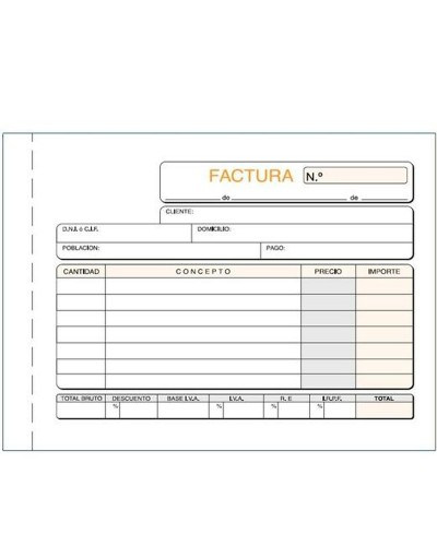 Fakturacheckbok 15 x 10,5 cm (5 antal)