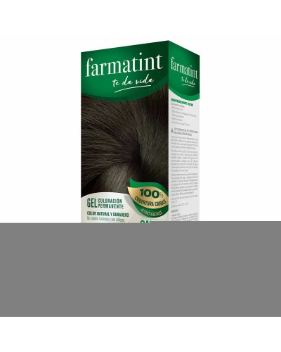 Farmatint 3N Dunkelbraun - Natürliche Permanente Haarfarbe, 60ml - Vollständige Abdeckung
