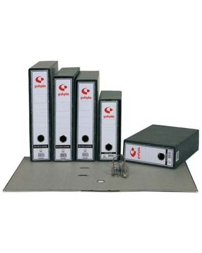 Grafoplas Classeur Boîte A4 Vert - Porte Documents Bureau
